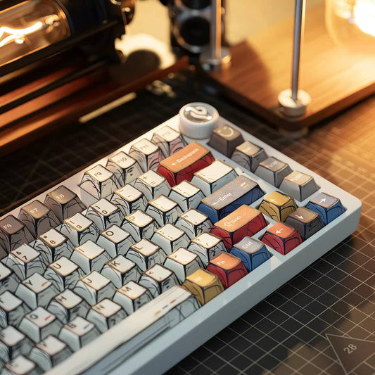 Retro-Future Mechanical Keyboard
